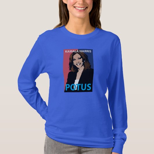 Kamala Harris "POTUS" T-shirt (Voorkant)