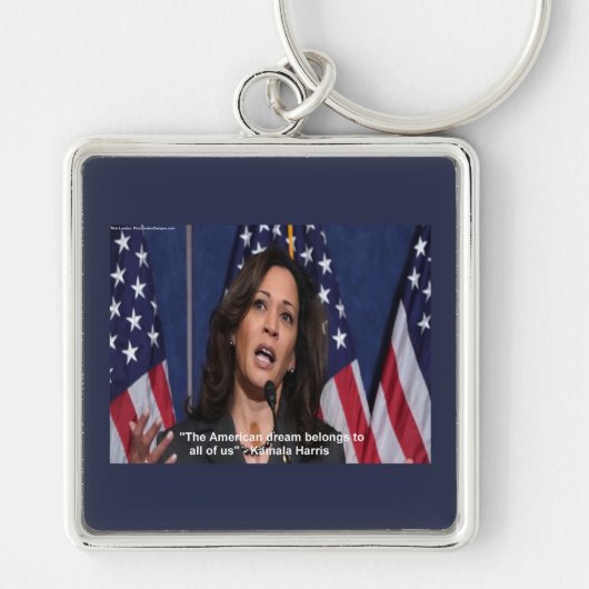 Kamala Harris Premium Jumbo Sleutelhanger (Voorkant)