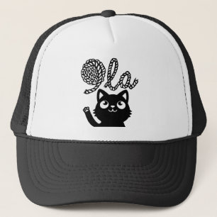 Kamala Harris President 2024 Comma La Cat and Yarn Trucker Pet