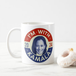Kamala Harris President 2024 Democraat Foto Retro Koffiemok