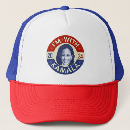 Kamala Harris President 2024 Democraat Foto Retro Trucker Pet
