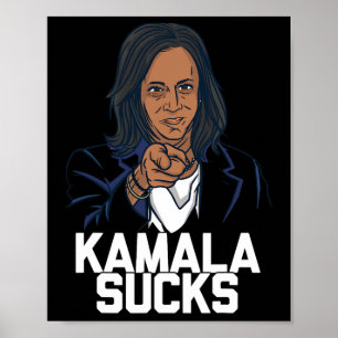 Kamala Harris President 2024 Trump Hallow Poster