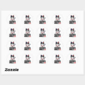 Kamala Harris President Comma La Ameri Ronde Sticker (Vel)