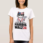 Kamala Harris President Comma La Ameri T-shirt (Voorkant)