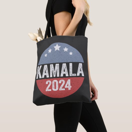 Kamala Harris President Democraat Kiezersgeschenk  Tote Bag (Dichtbij)