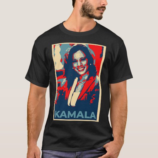 Kamala Harris president of America democrat 2024 T-shirt (Voorkant)