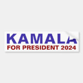 Kamala Harris President Verkiezing Democraat 2020 Bumpersticker (Voorkant)