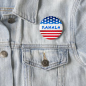 Kamala Harris Presidentiële Campagne Amerikaanse V Ronde Button 5,7 Cm (In situ)