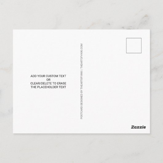 Kamala Harris Pride 2024 Democracy Watch Party Briefkaart (Achterkant)