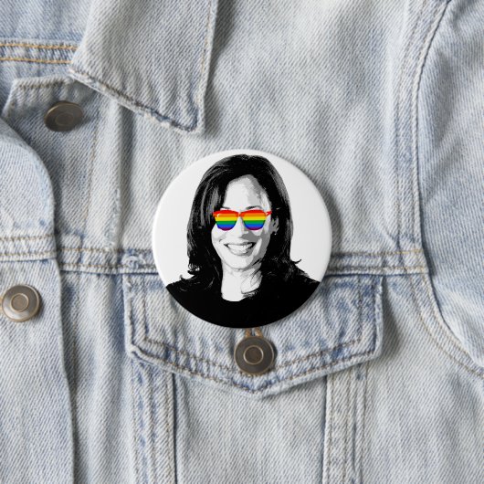 Kamala Harris Pride 2024 Ronde Button 7,6 Cm (In situ)