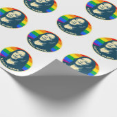 KAMALA HARRIS PRIDE BADGE CADEAUPAPIER (Hoek)