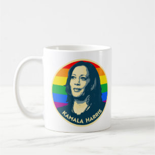 KAMALA HARRIS PRIDE BADGE KOFFIEMOK