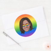 Kamala Harris Pride Holiday Ronde Sticker (Envelop)