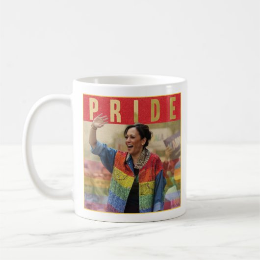 Kamala Harris PRIDE mok (Links)