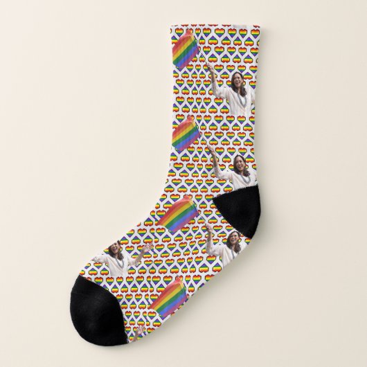 Kamala Harris Pride Socks Sokken (Rechts binnenkant)