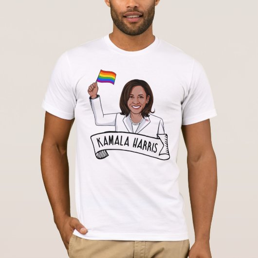 Kamala Harris Pride T-shirt (Voorkant)
