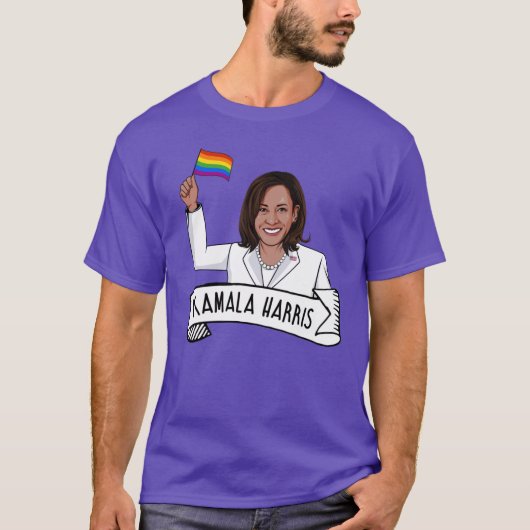 Kamala Harris Pride T-shirt (Voorkant)