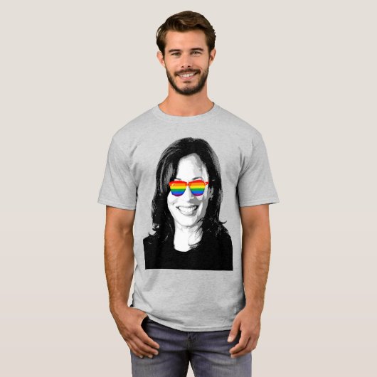Kamala Harris Pride T-shirt (Voorkant volledig)