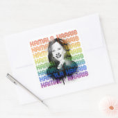 Kamala Harris Pride Vierkante Sticker (Envelop)