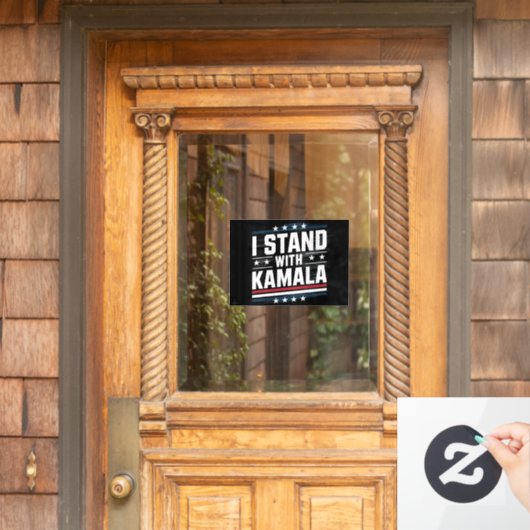 Kamala Harris Raamsticker (Huis Deur)