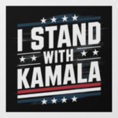 Kamala Harris Raamsticker (Vel)