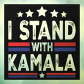 Kamala Harris Raamsticker (Vel 3)