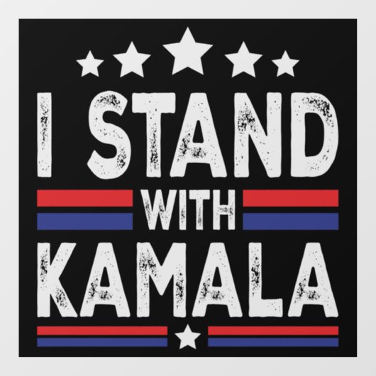 Kamala Harris Raamsticker (Vel)