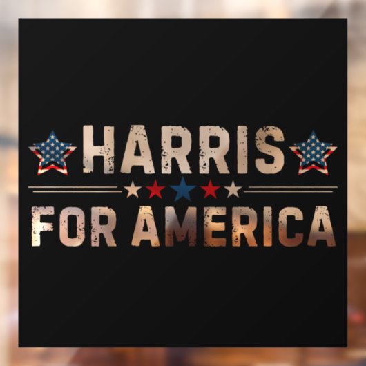 Kamala Harris Raamsticker (Vel 2)