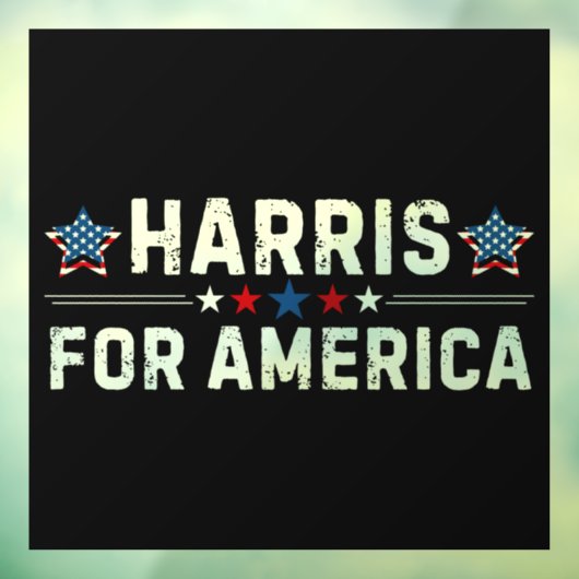 Kamala Harris Raamsticker (Vel 3)