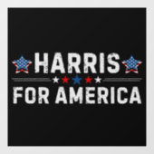 Kamala Harris Raamsticker (Vel)