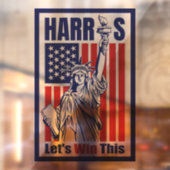 Kamala Harris Raamsticker (Vel 2)