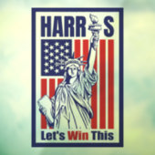 Kamala Harris Raamsticker (Vel 3)