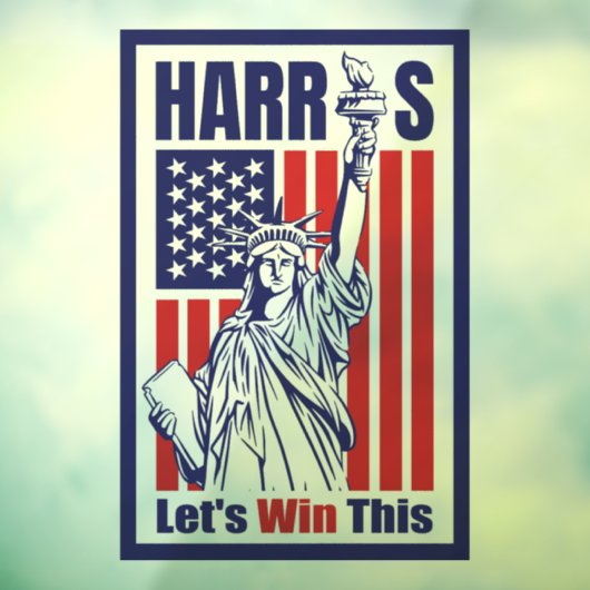 Kamala Harris Raamsticker (Vel 3)