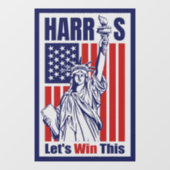Kamala Harris Raamsticker (Vel)