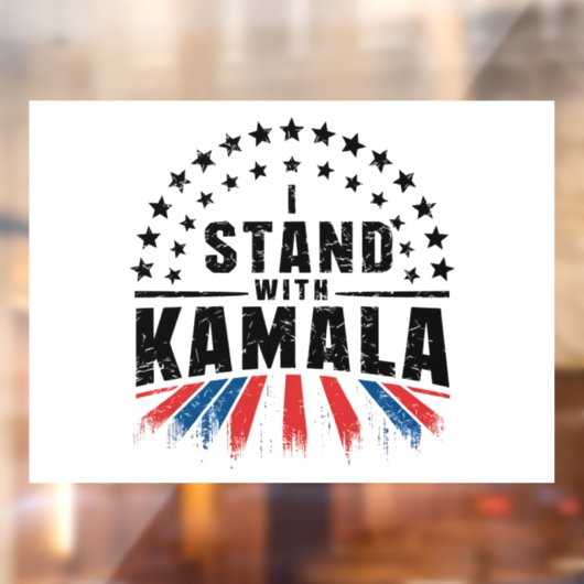 Kamala Harris Raamsticker (Vel 2)
