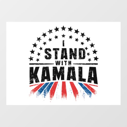 Kamala Harris Raamsticker (Vel)