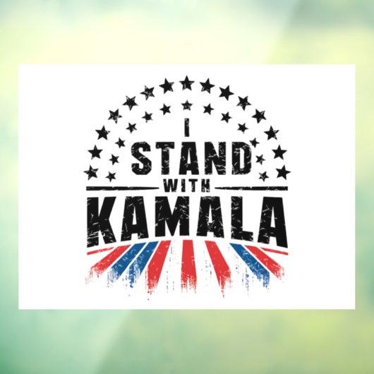Kamala Harris Raamsticker (Vel 3)