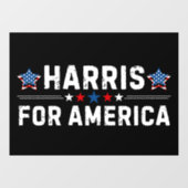 Kamala Harris Raamsticker (Vel)
