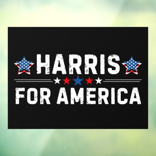Kamala Harris Raamsticker (Vel 3)