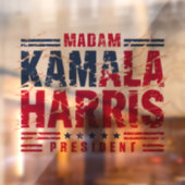 Kamala Harris Raamsticker (Vel 2)