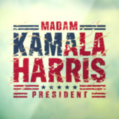 Kamala Harris Raamsticker (Vel 3)