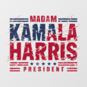 Kamala Harris Raamsticker (Vel)