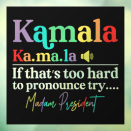 Kamala Harris Raamsticker