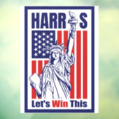 Kamala Harris Raamsticker (Vel 3)