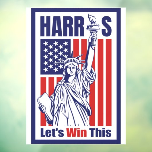 Kamala Harris Raamsticker (Vel 3)