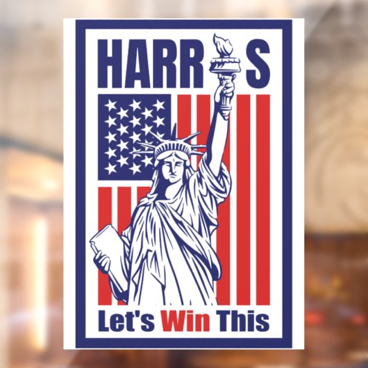 Kamala Harris Raamsticker (Vel 2)