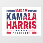 Kamala Harris Raamsticker (Vel)
