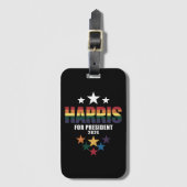 Kamala Harris Rainbow Gay Pride LGBT-verkiezingen  Bagagelabel (Voorkant (verticaal))