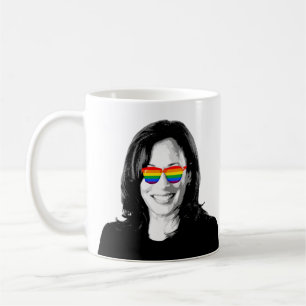 Kamala Harris Rainbow Sunbril Coffee Mok