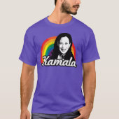 Kamala Harris Rainbow T-shirt (Voorkant)